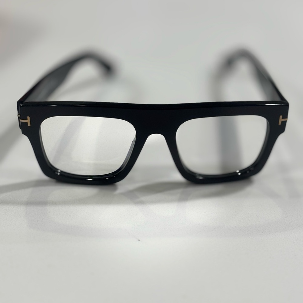 Tom Ford Black Rectangular Glasses